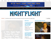 Tablet Screenshot of nightflight.com